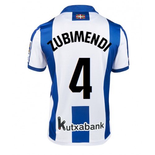 Dres Real Sociedad Martin Zubimendi #4 Domaci 2024-25 Kratak Rukav